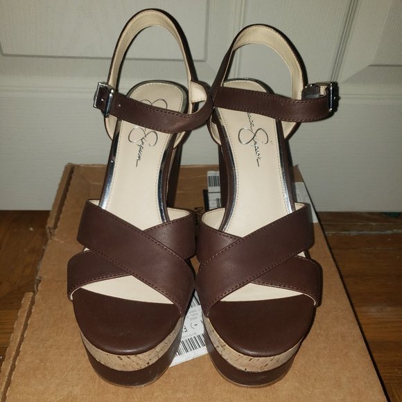 Jessica Simpson Shoes - Brown Wedge Heel